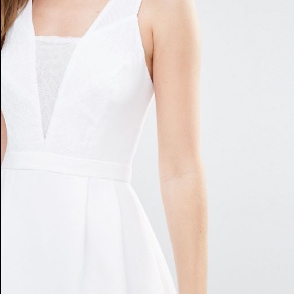 BCBGENERATION white lace insert dress, size 2 - Picture 1 of 6